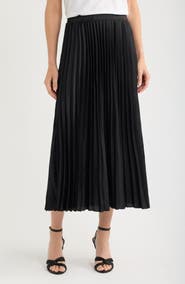 Halogen® Pleated Midi Skirt