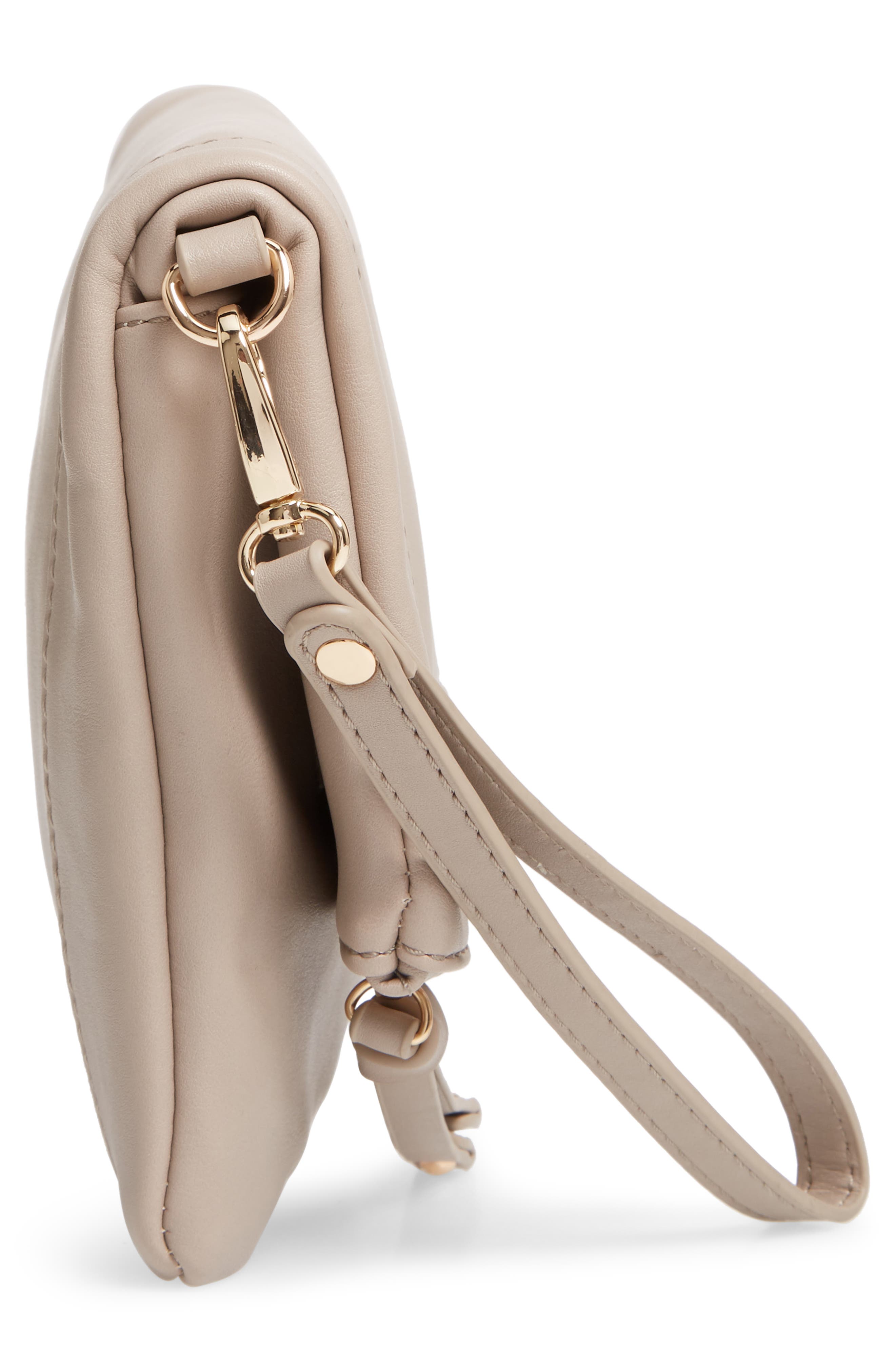 Sole Society Marlena Faux Leather Clutch.Crossbody Bag, Alternate, color, 