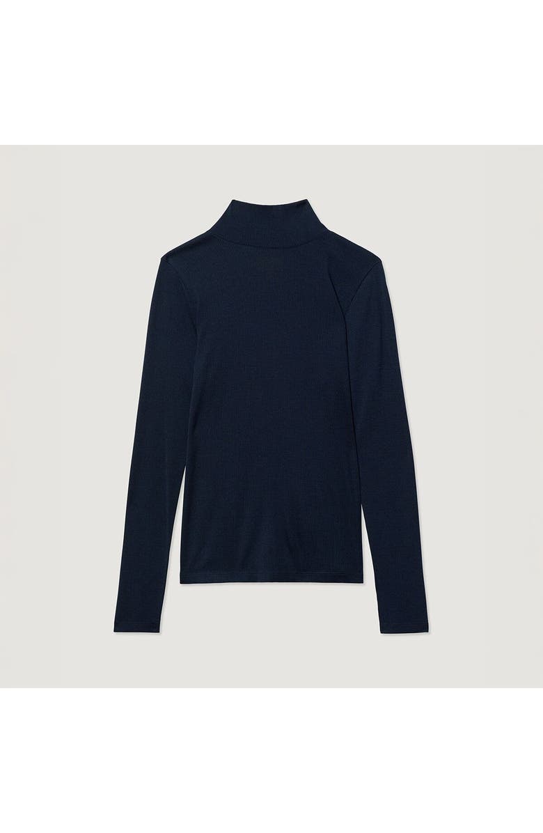 Hikerkind Ribbed Merino Turtleneck 02 - Women's, Alternate, color, Woad