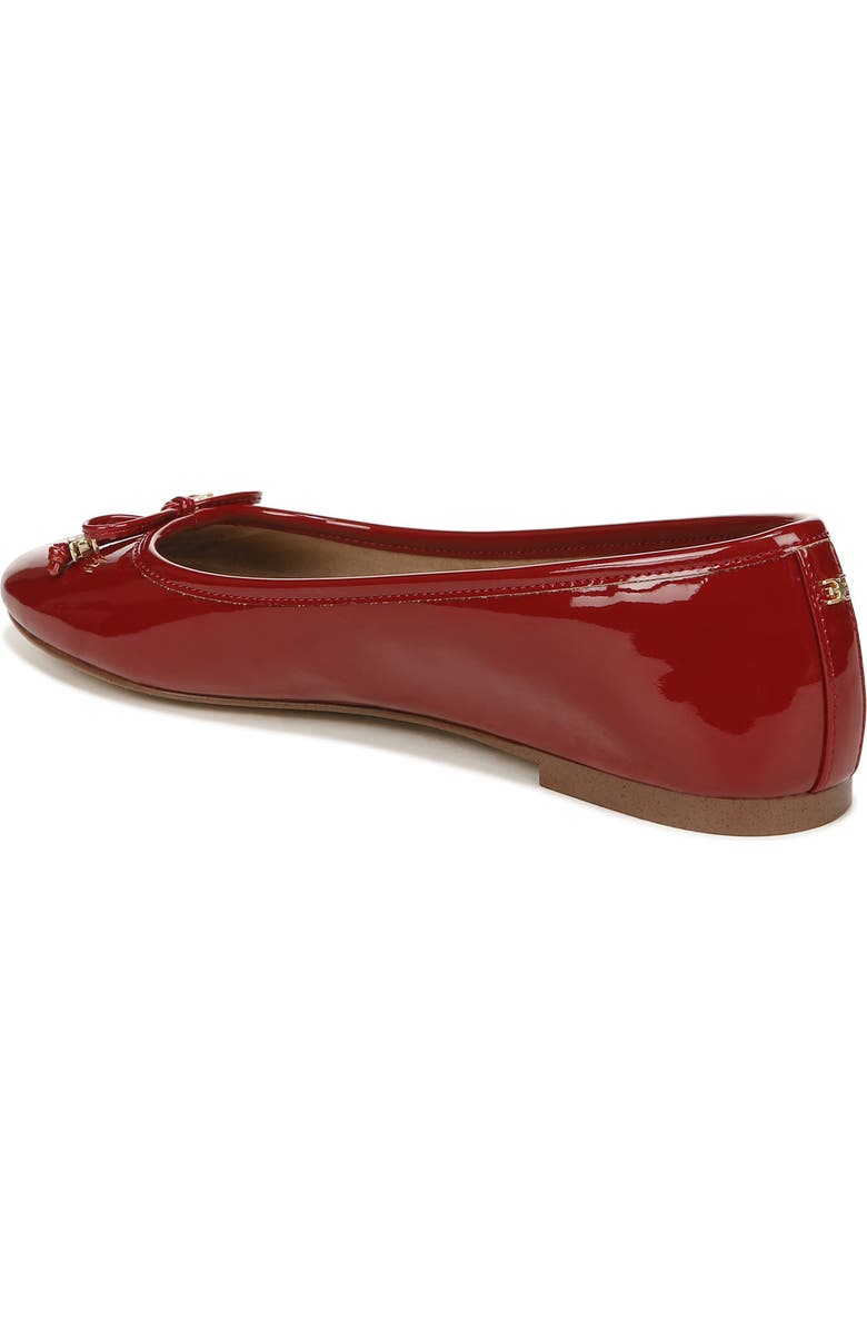 Sam Edelman Felicia Luxe Flat, Alternate, color, Red Mahogany