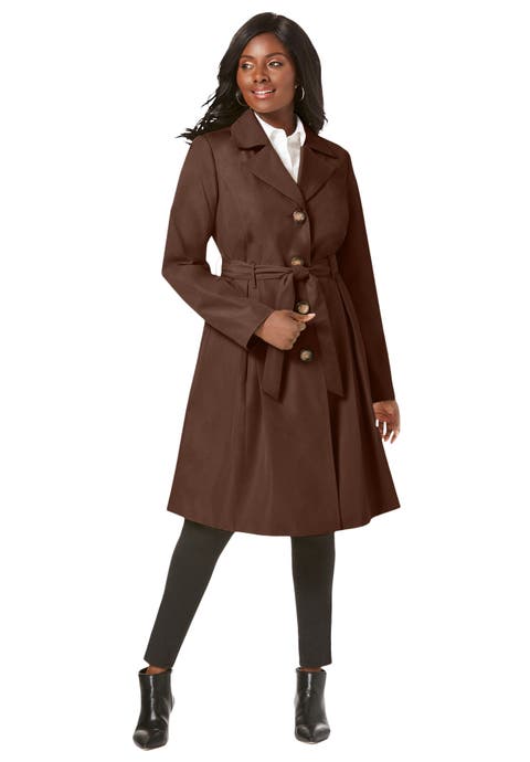 Pleated Trench Coat