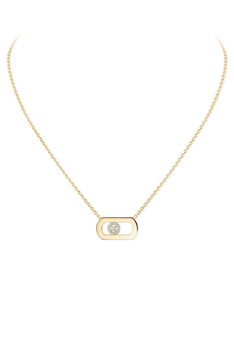 Messika So Move Pendant Necklace, Main, color, Yellow Gold