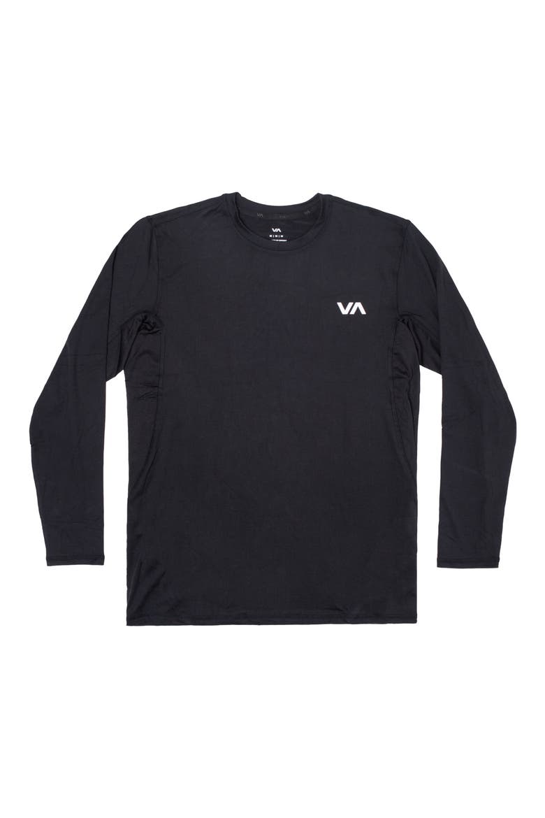 Men's Sport Vent Long Sleeve T-Shirt, Alternate, color, BLACK