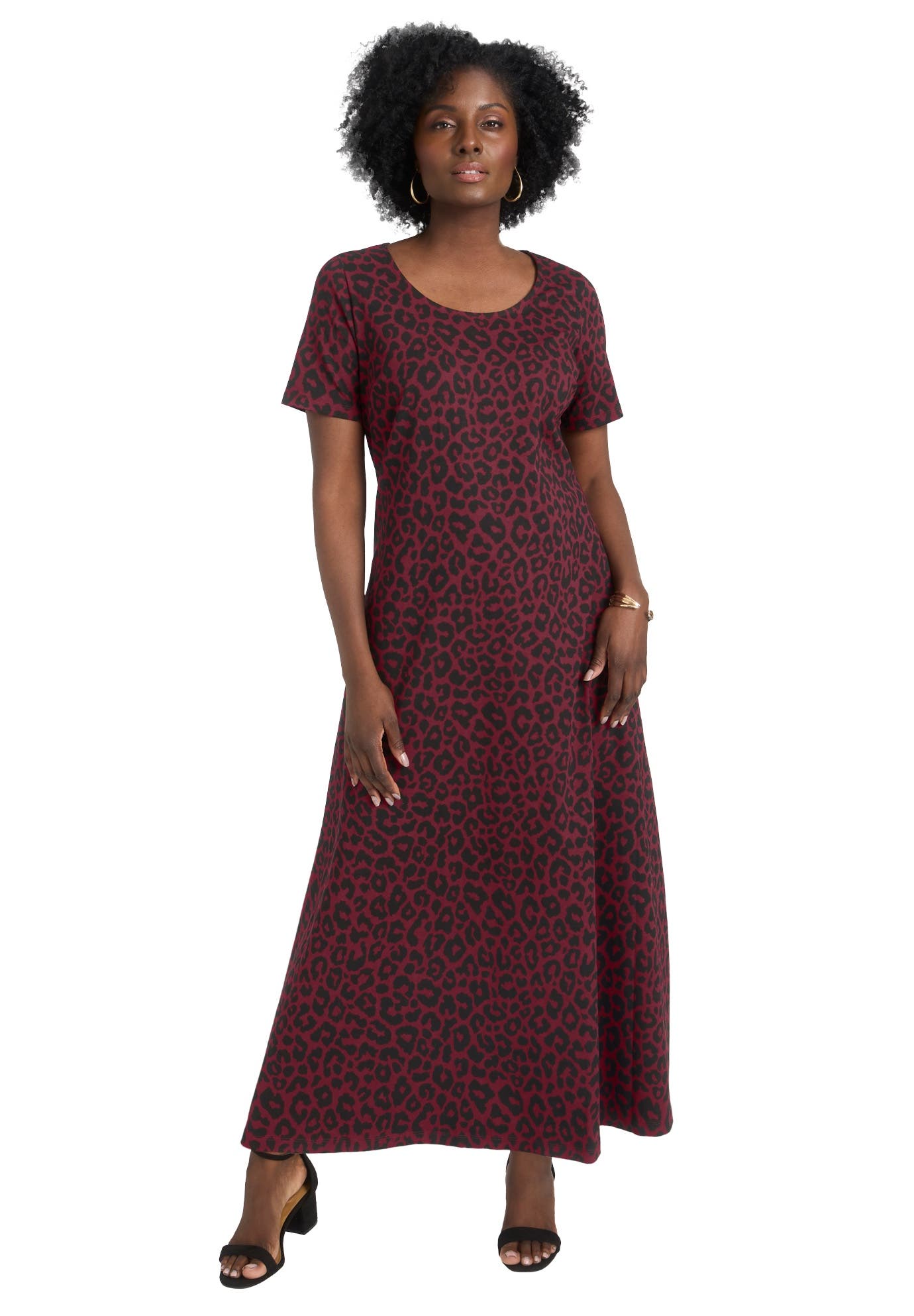 BURGUNDY CLASSIC CHEETAH