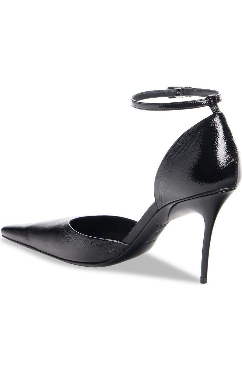 Alaïa Ankle Strap d'Orsay Pump, Alternate, color, Noir