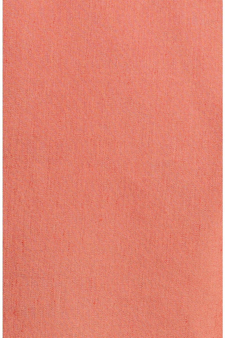 Stretch Linen Blend Skirted Romper, Alternate, color, CARNELIAN