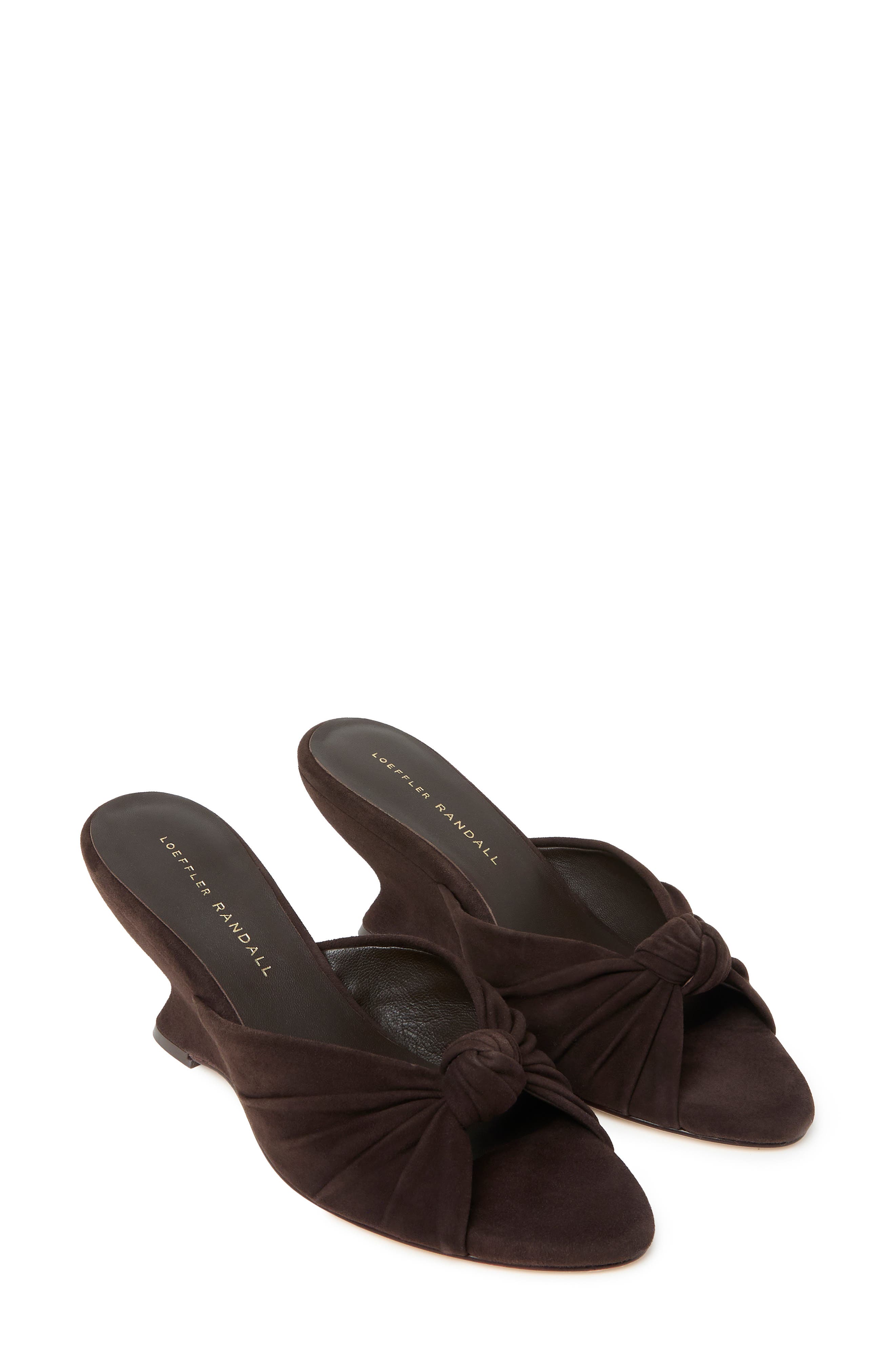 Marsy Leather Wedge Slide Sandal, Alternate, color, TMORO