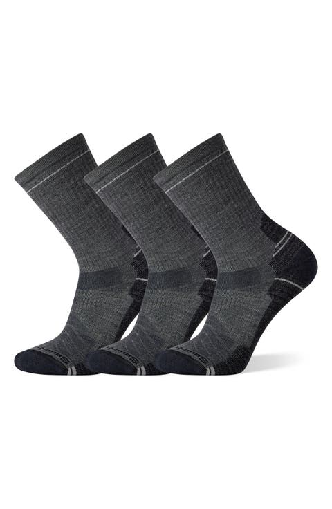 3-Pack Hike Light Cushion Crew Socks