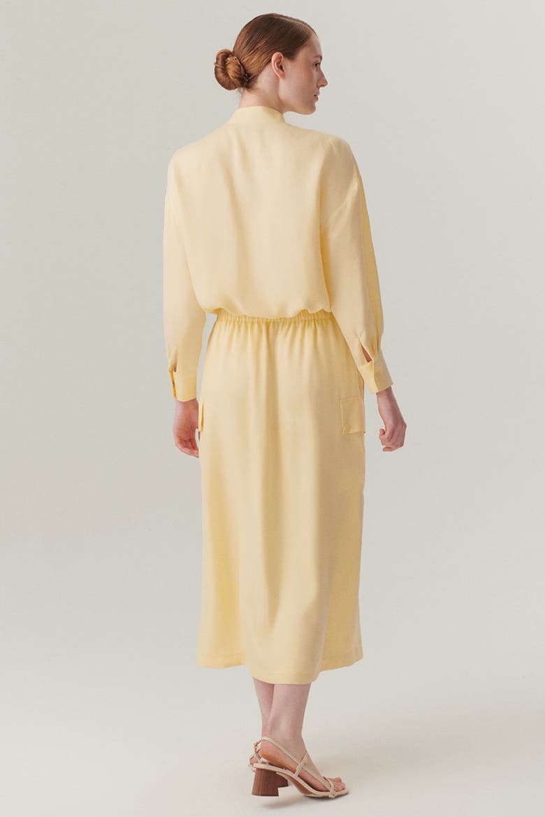 Saylor Midi Skirt, Alternate, color, YELLOW