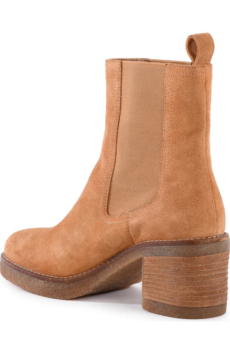 Seychelles Hustle Platform Chelsea Boot, Alternate, color, Tan Suede