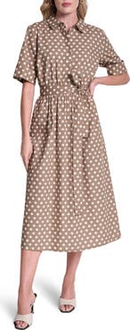 DKNY Tie Waist Shirtdress