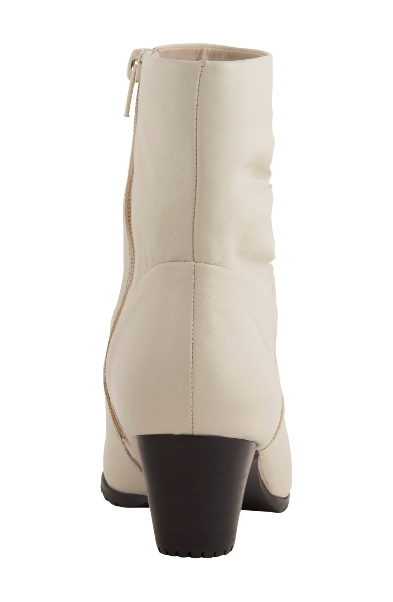 Kona Leather Bootie, Alternate, color, OFF WHITE
