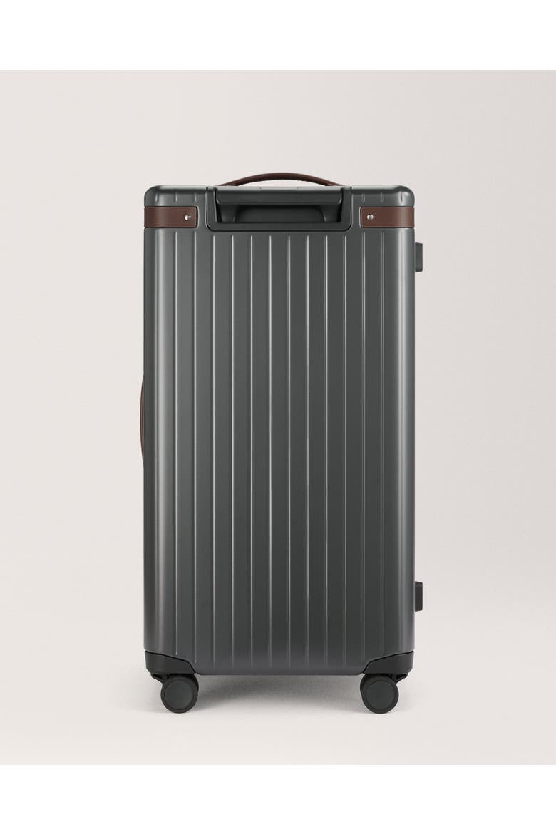 The Trunk Suitcase, Alternate, color, Grey / Chocolate