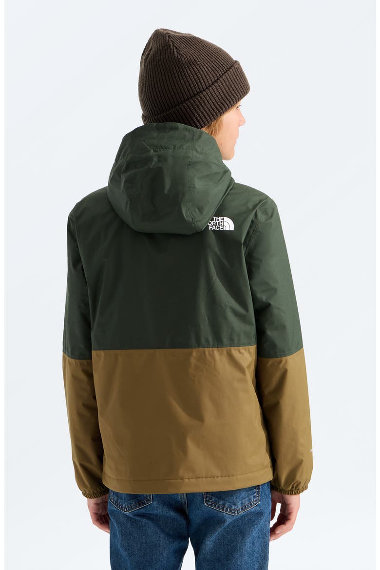 Kids' Antora Water Repellent Rain Jacket, Alternate, color, BOTTLE GREEN/ CARAWAY SEED