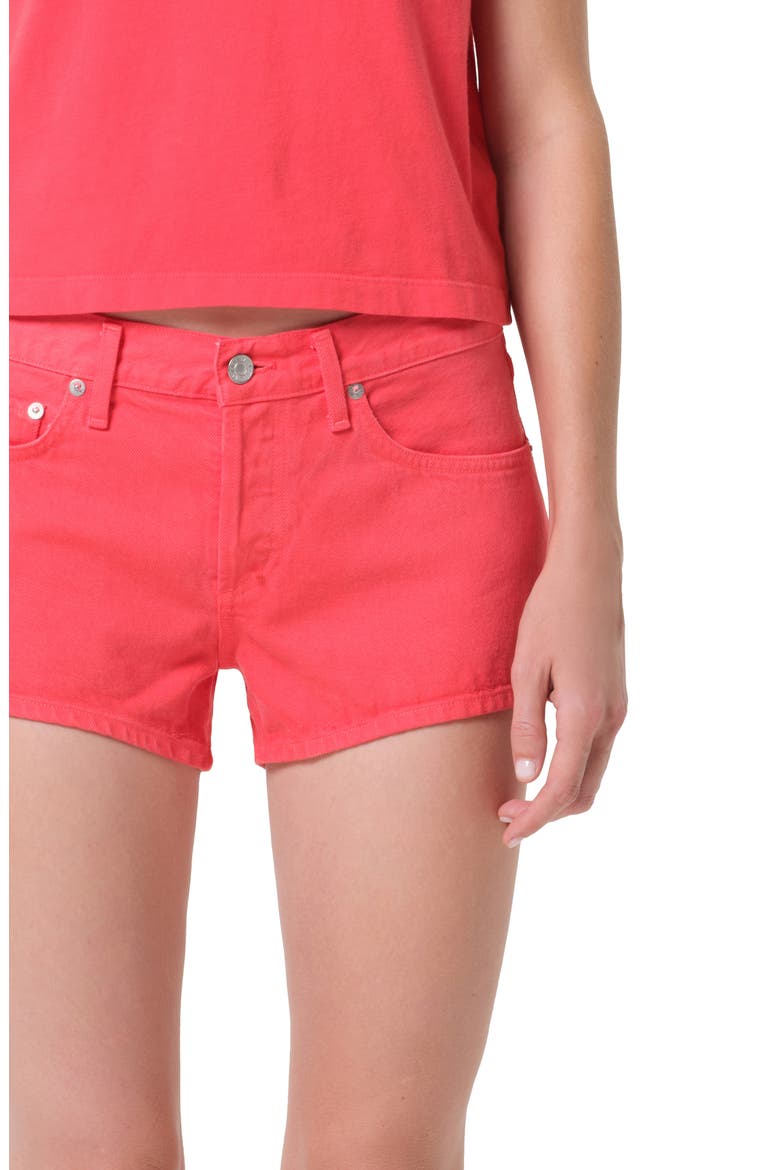 Parker Low Rise Denim Shorts, Alternate, color, CARNIVAL