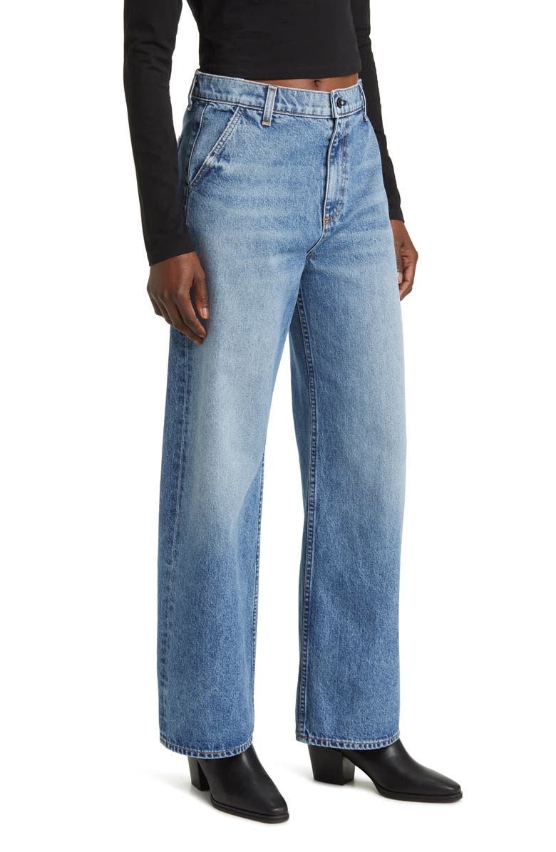 ASKK NY Relaxed Wide Leg Jeans, Alternate, color, 