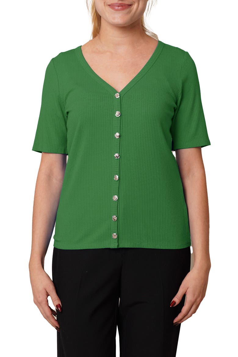 V-Neck Elbow Length Sleeve Cardigan, Main, color, ONLINE LIM