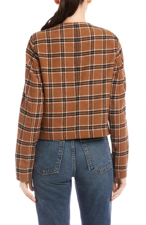 Fifteen Twenty Jackie Plaid Jacket In Multi