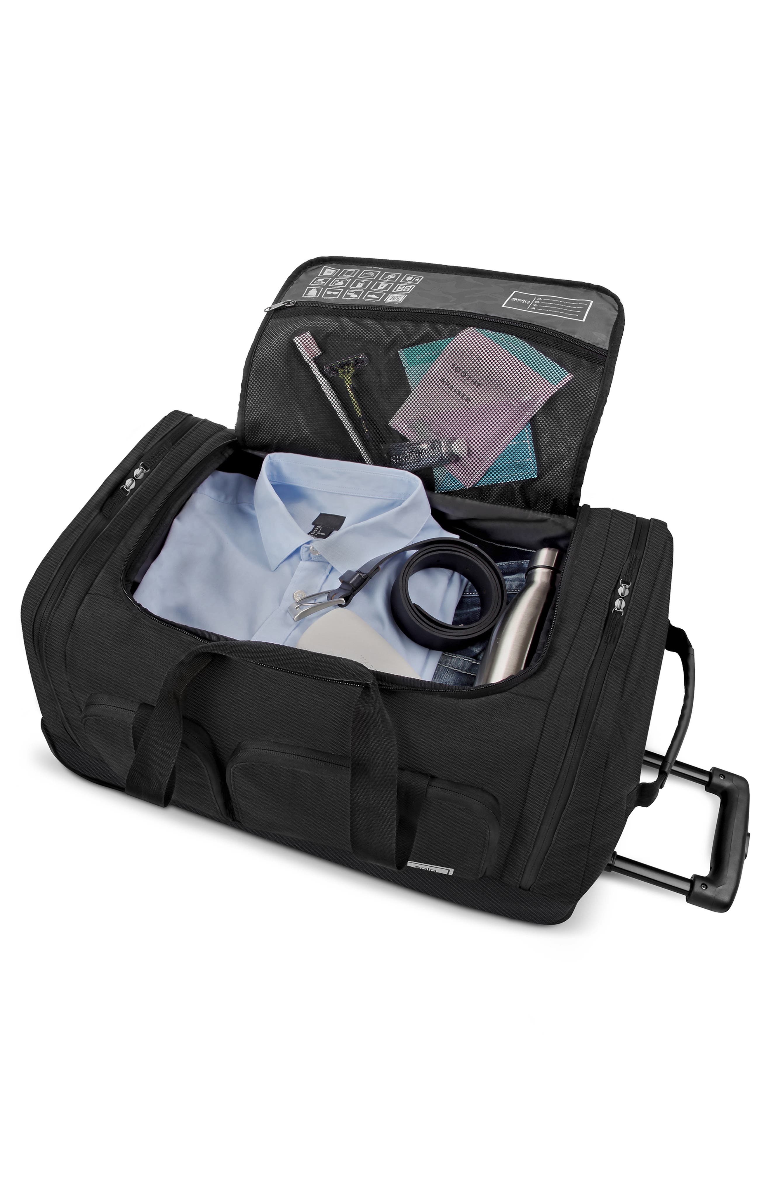 SOLO NEW YORK Leroy Recycled Rolling Duffle, Alternate, color, 