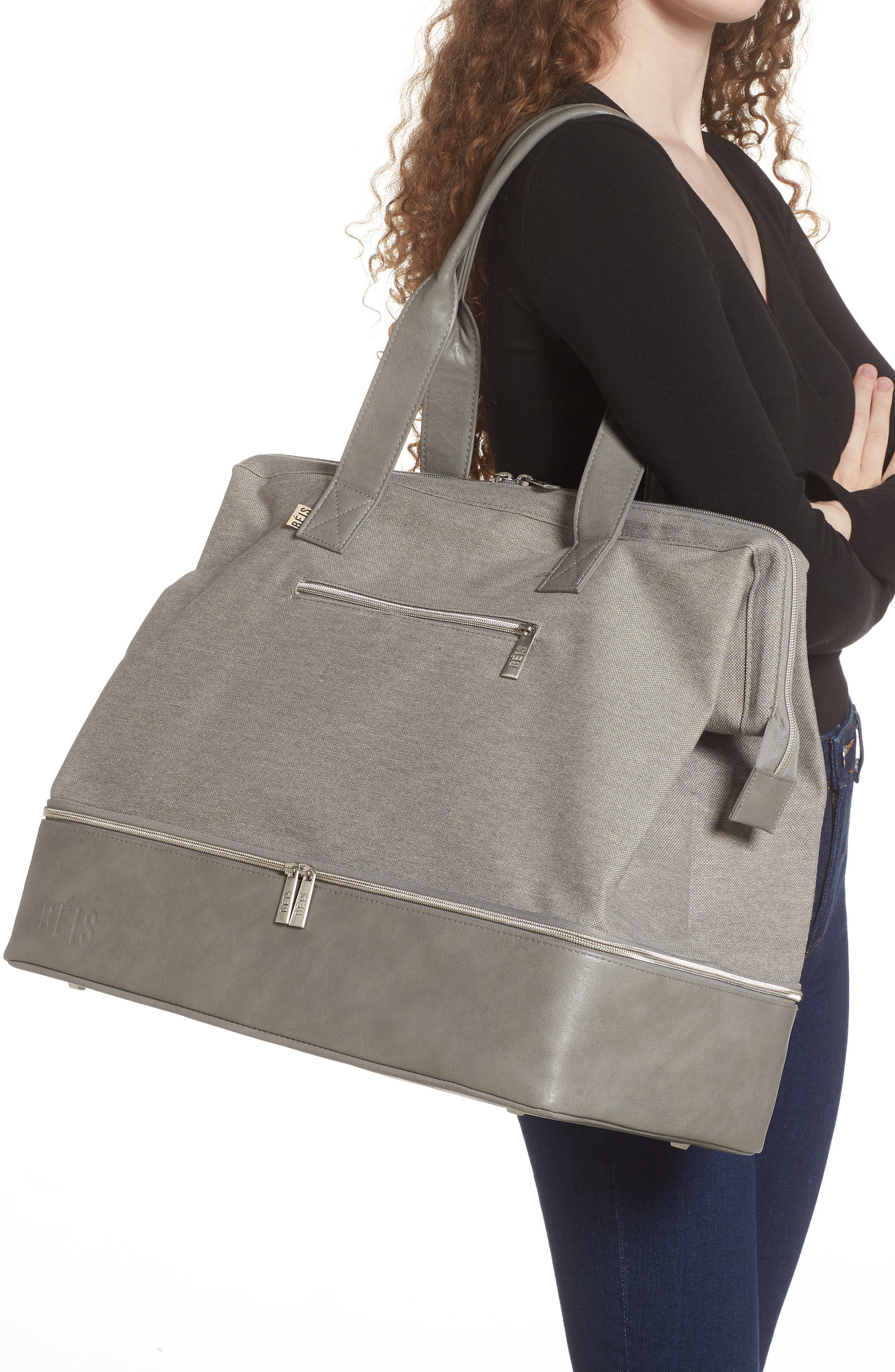 The Weekender Travel Bag, Alternate, color, GREY