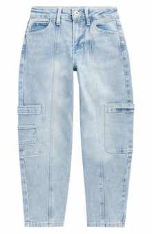YMI Kids' Barrel Leg Cargo Jeans