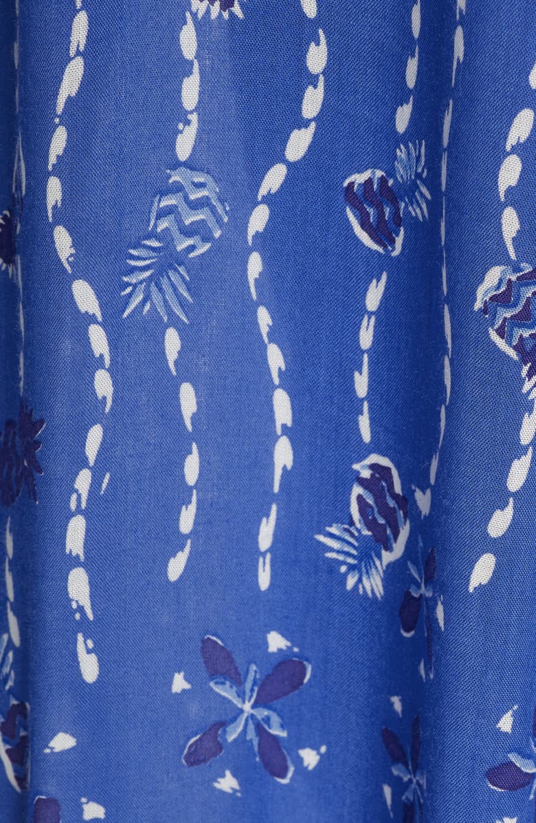 Poupette St Barth Long Sleeve Cover-Up Maxi Dress, Alternate, color,