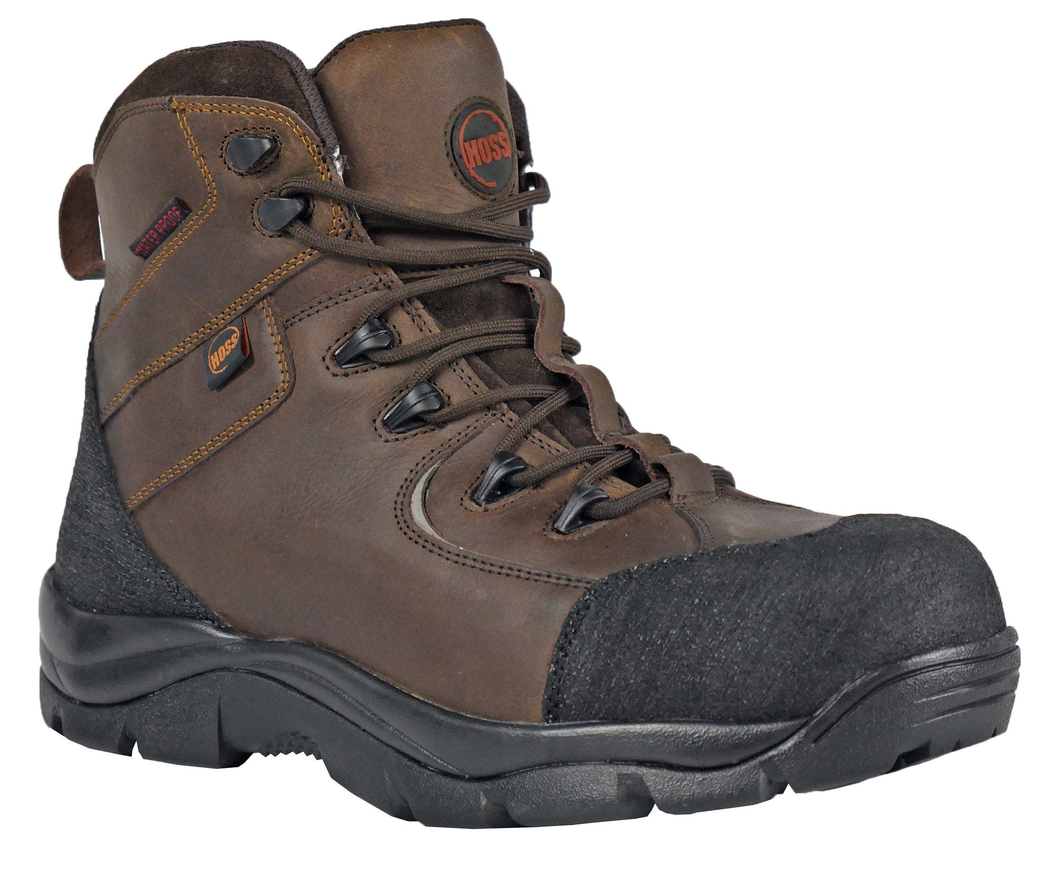 Hoss Boot Company HOSS Ridge Composite Toe Work Boot, Main, color, Brown