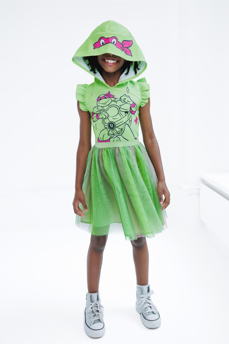Raphael Sleeveless Dress, Alternate, color, Raphael Green Pink