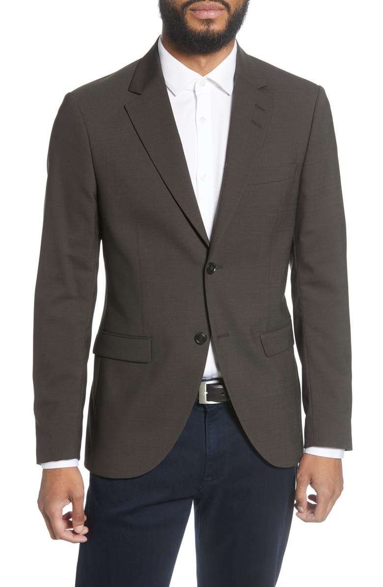 Tiger of Sweden Trim Fit Solid Stretch Blazer, Main, color, 