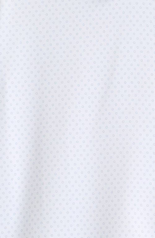 Andrew Marc Kids' Mini Dot Dress Shirt In White