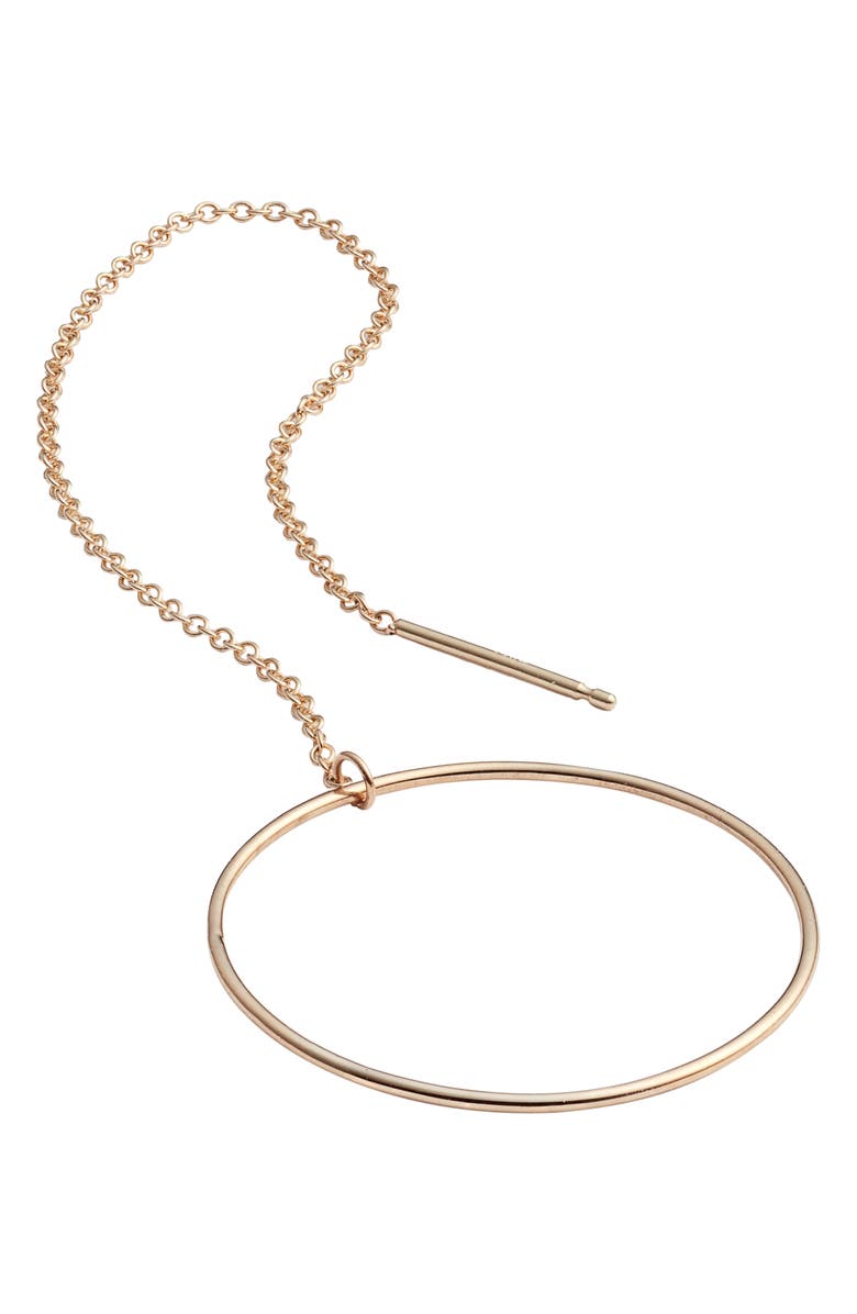 Zoë Chicco Open Circle Threader Earrings, Alternate, color,