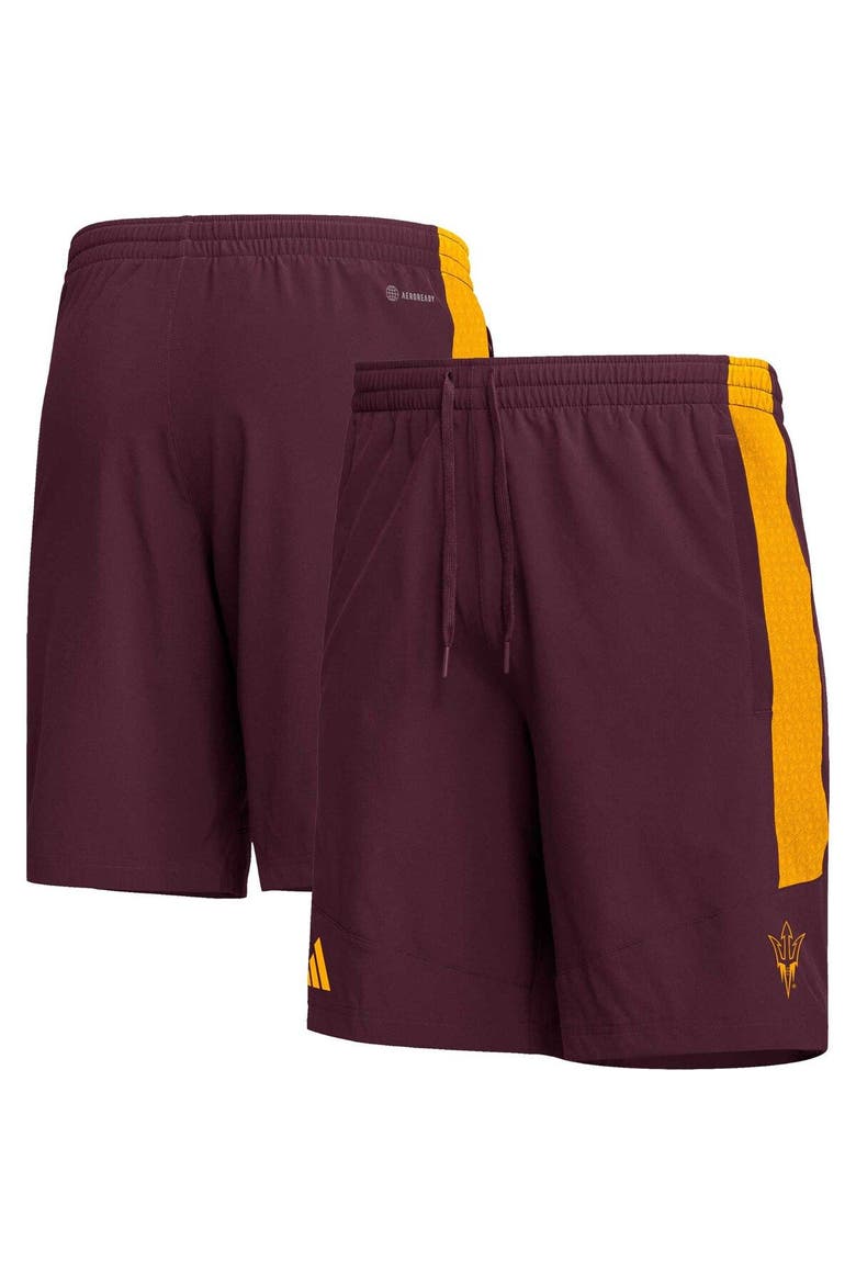 Men's adidas Maroon Arizona State Sun Devils AEROREADY Shorts, Main, color, Maroon