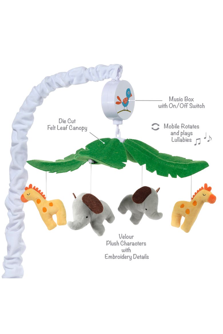 Lollipop Jungle Musical Baby Crib Mobile Soother Toy, Alternate, color, Multicolor