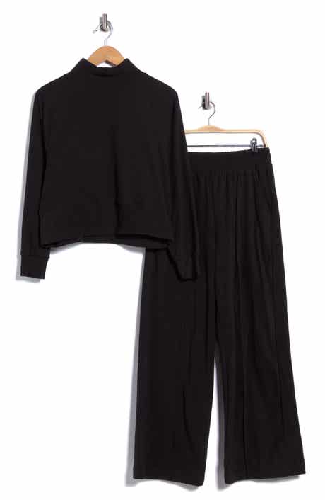 Marled Pique Perry Two-Piece Lounge Set