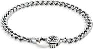 Good Art Hlywd Men's AA Sterling Silver Curb Chain Bracelet