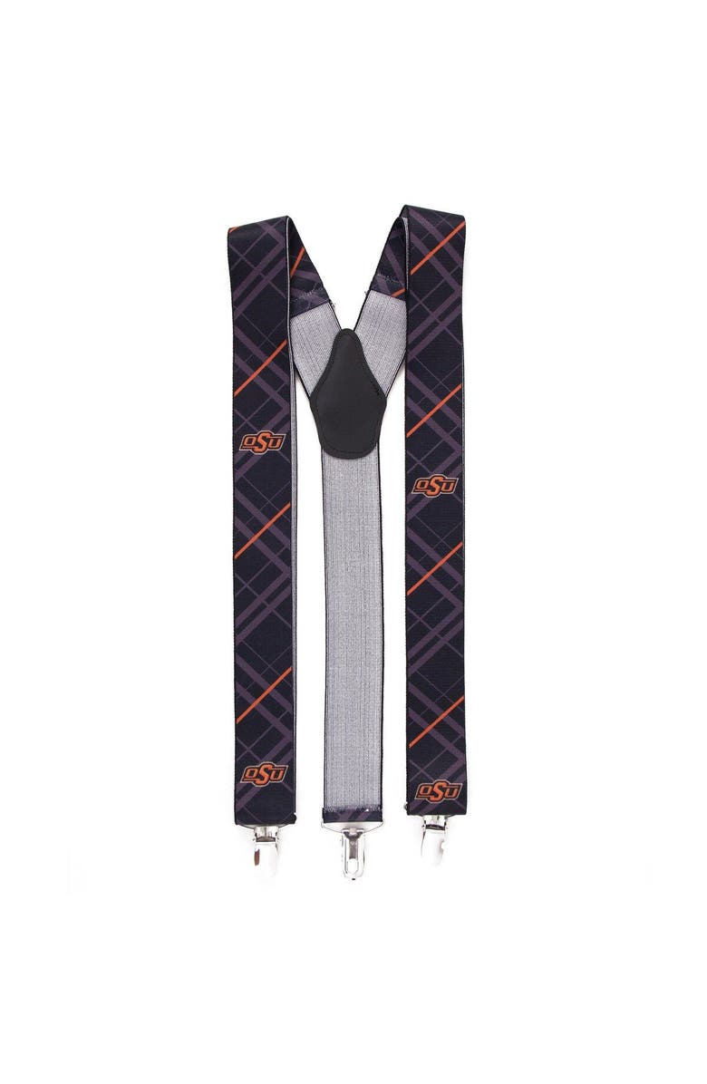 EAGLES WINGS Men's Black Oklahoma State Cowboys Suspenders, Main, color, Black