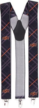 EAGLES WINGS Men's Black Oklahoma State Cowboys Suspenders