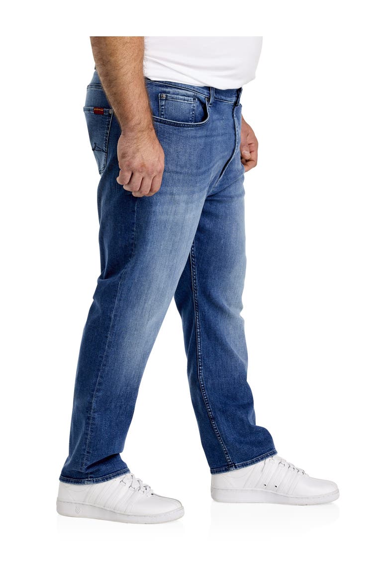 Big & Tall Berna Athletic-Fit Jeans, Alternate, color, MED WASH
