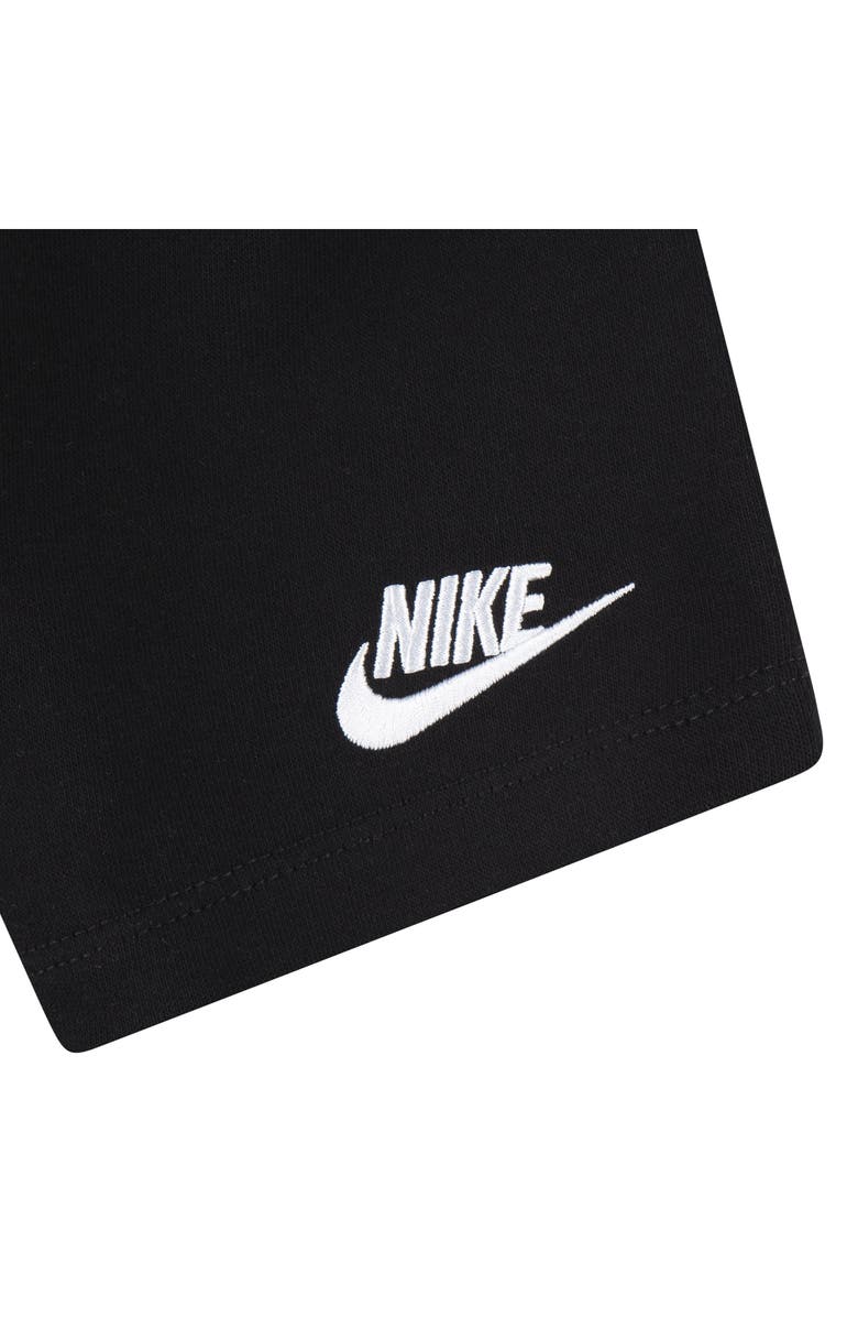 Nike Sportswear Club Graphic T-Shirt & Sweat Shorts Set, Alternate, color, Black