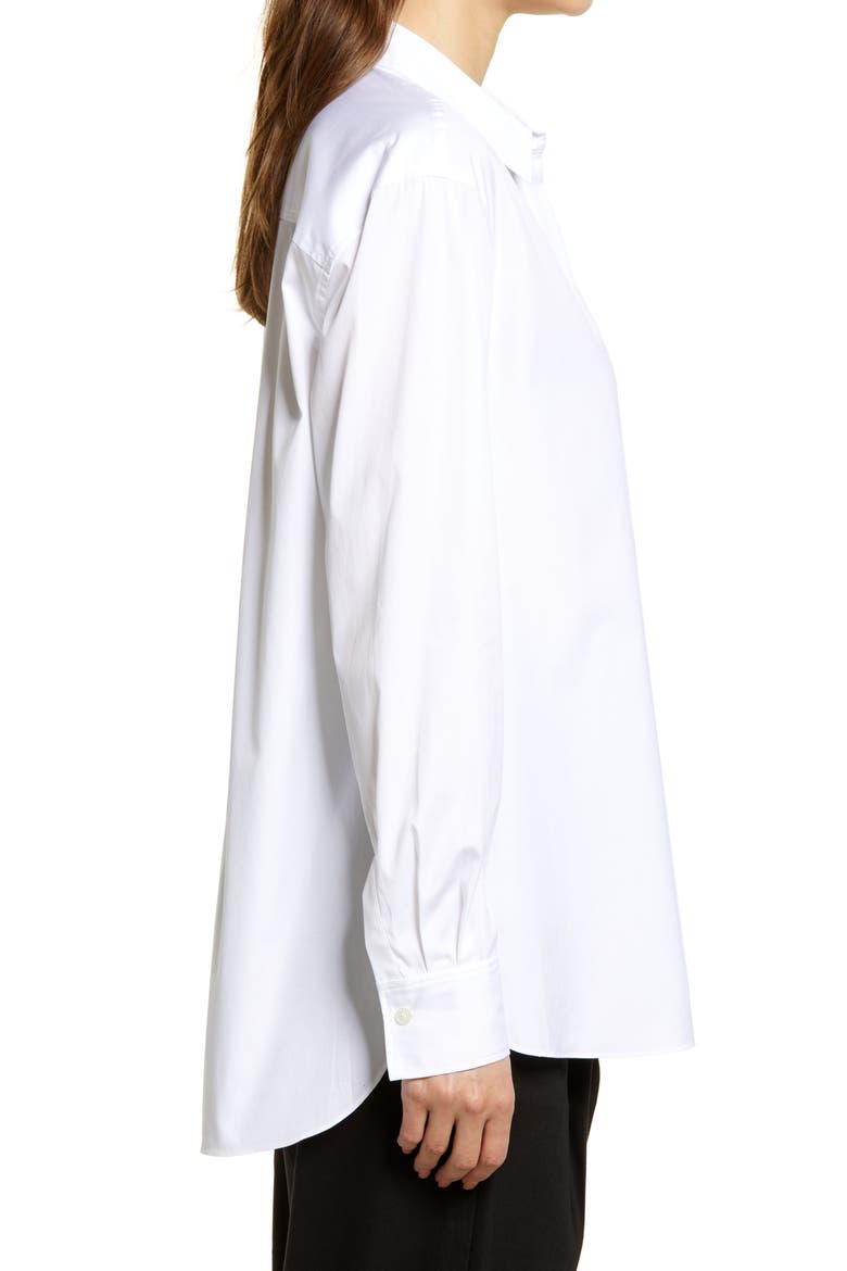 Everyday Poplin Shirt, Alternate, color, WHITE
