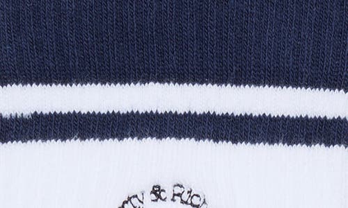 Sporty And Rich Sporty & Rich Stripe Rib Socks In Multi