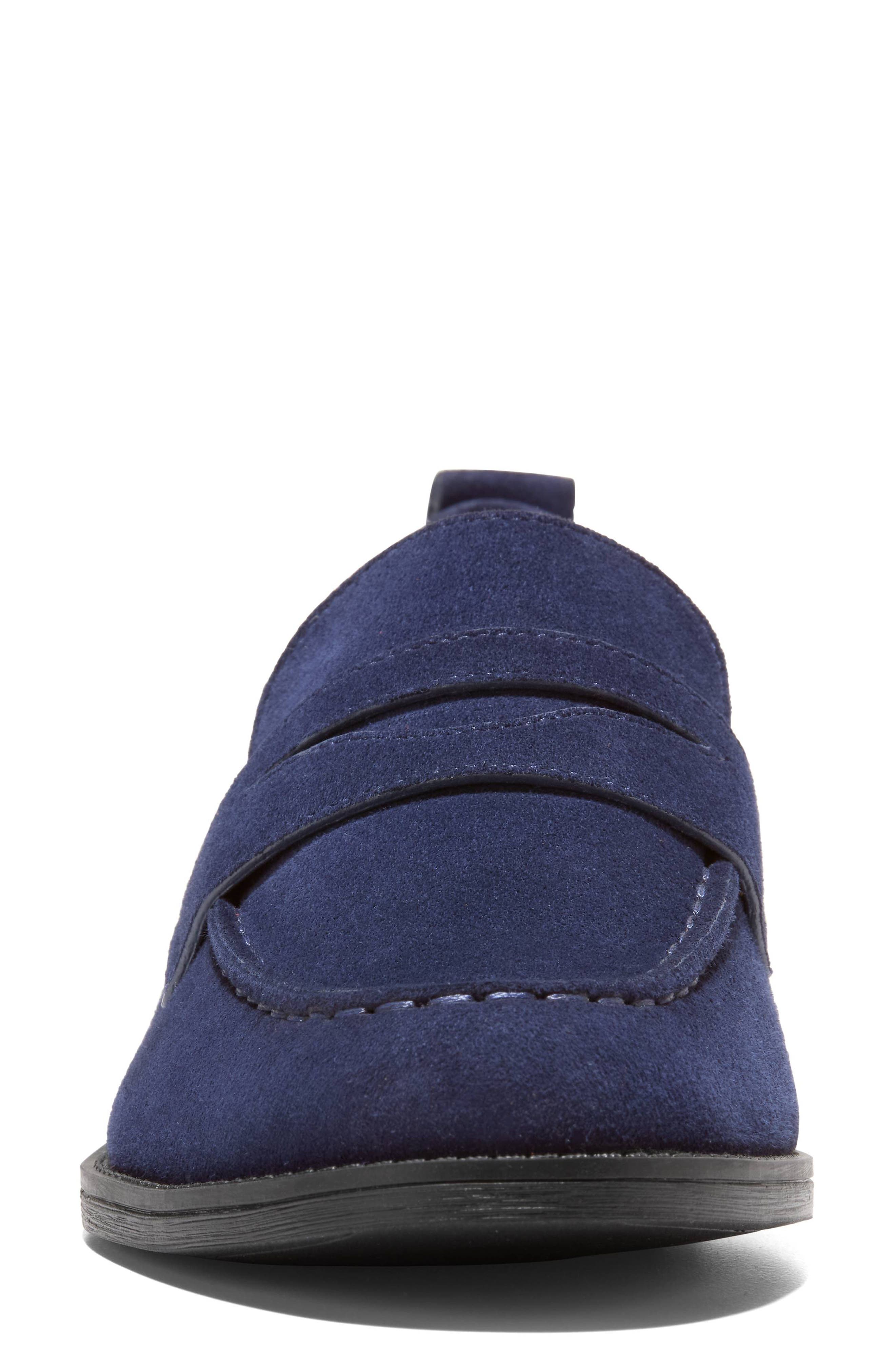 Stassi Penny Loafer, Alternate, color, CH MIDNIGHT MOON SUEDE