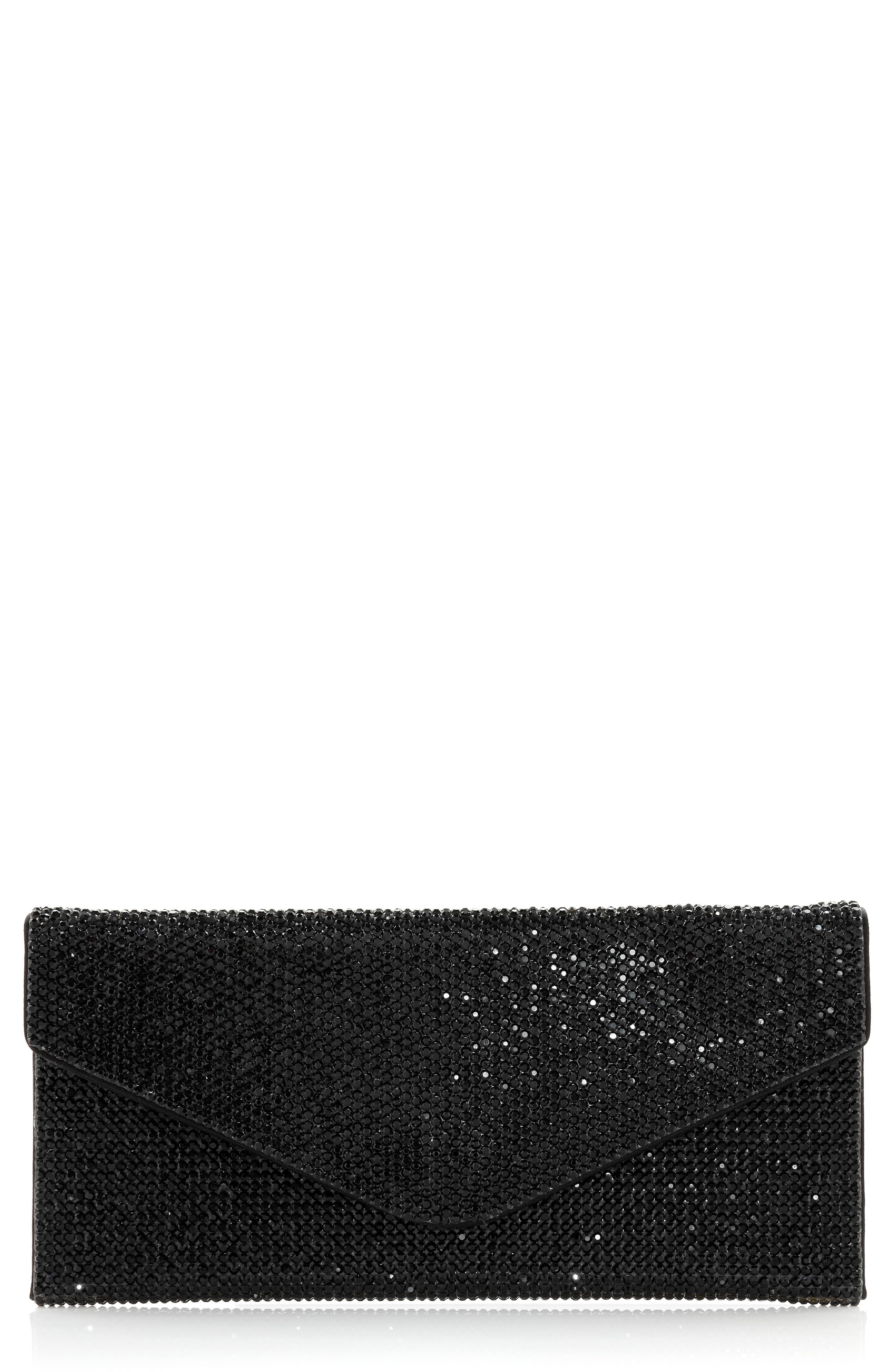 JUDITH LEIBER COUTURE Beaded Envelope Clutch, Main, color, 