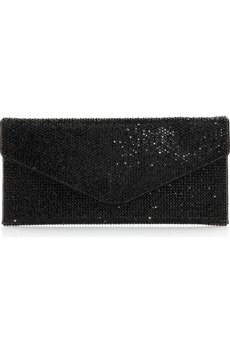 JUDITH LEIBER COUTURE Beaded Envelope Clutch, Main, color,