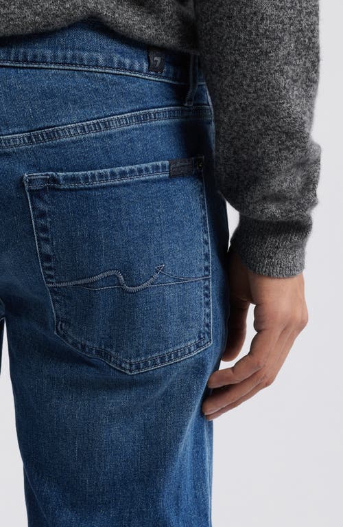 Shop 7 For All Mankind The Straight Stretch Cotton Jeans In Ames