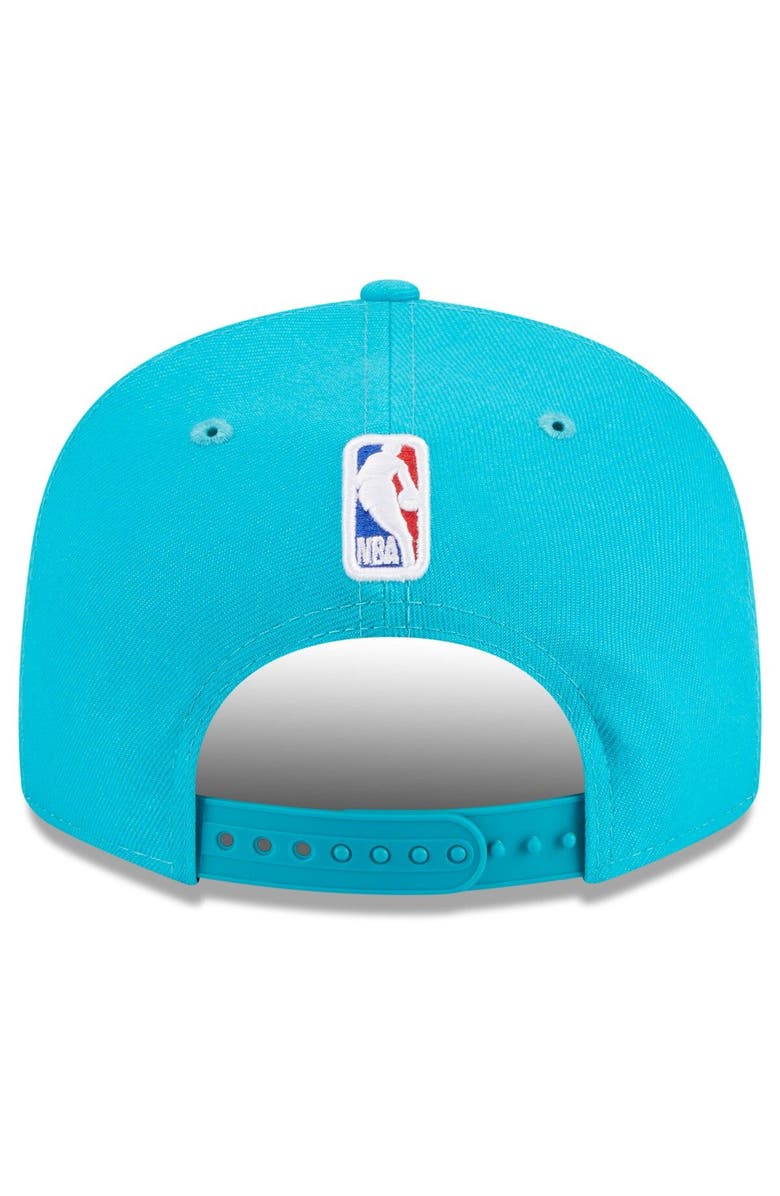 New Era Men's New Era Teal Charlotte Hornets 2023 NBA Draft 9FIFTY Snapback Hat, Alternate, color,