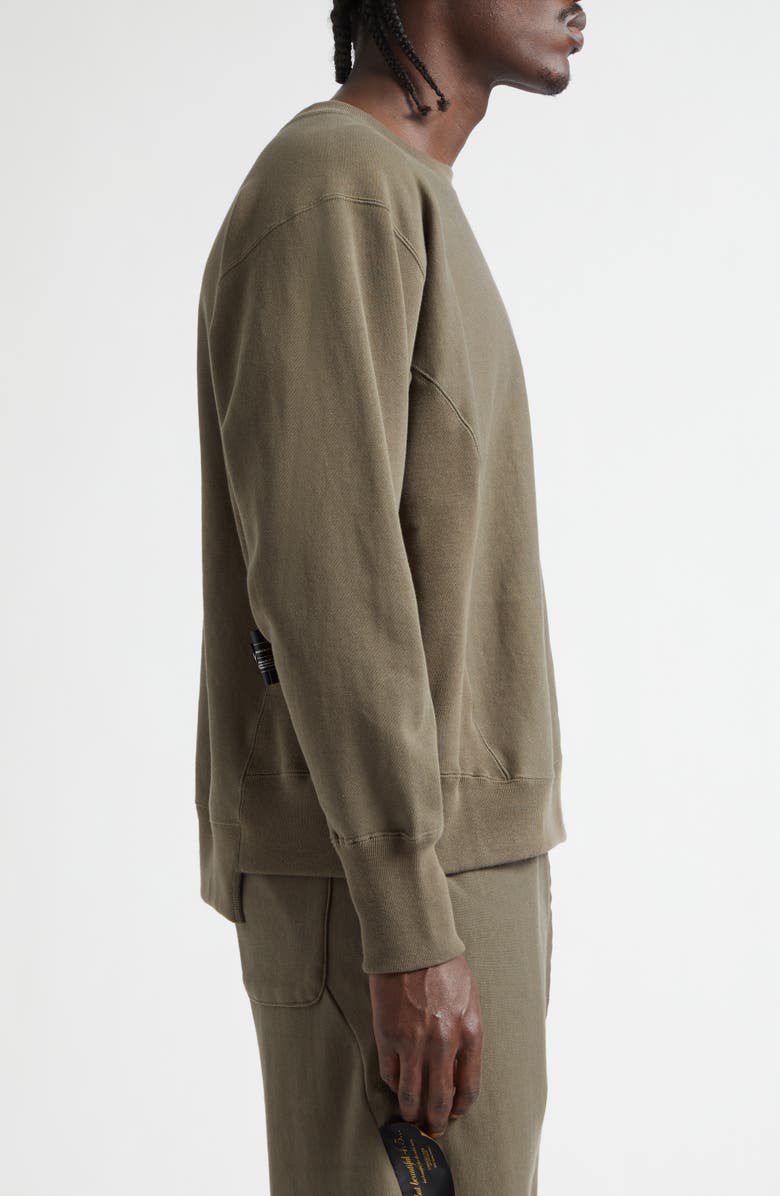 Undercover x Champion Cotton Fleece Sweatshirt, Alternate, color, Khaki Gray