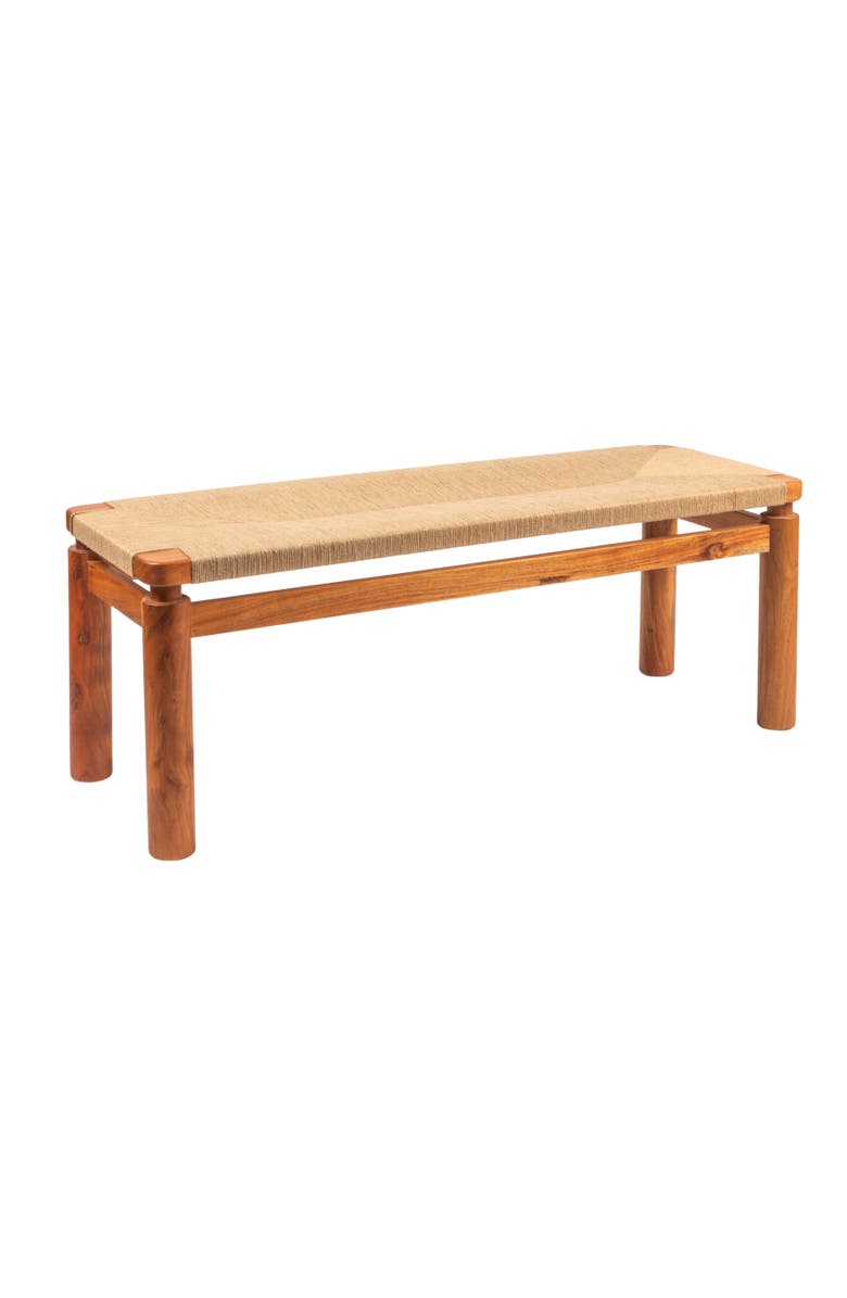 Olive Grove Woven Bench, Main, color, Natural