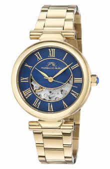 PORSAMO BLEU Colette Automatic Mother of Pearl Bracelet Watch, 36mm