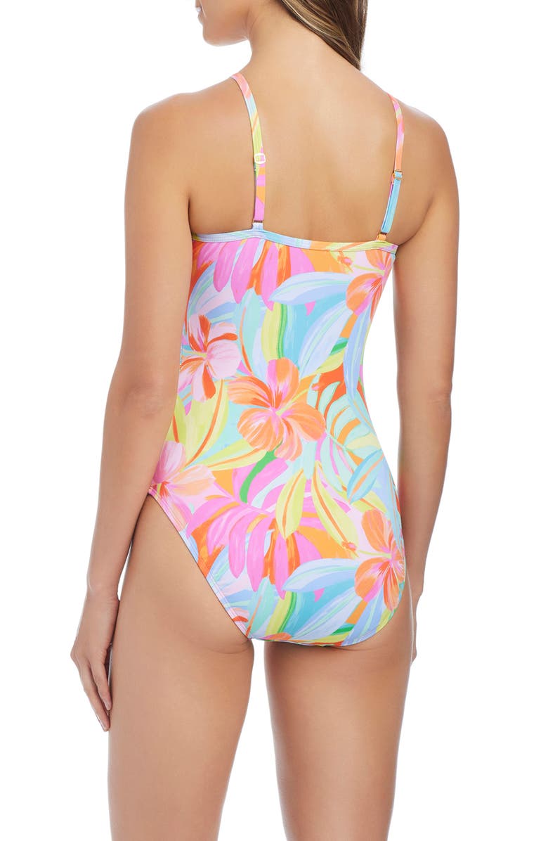 BLEU by Rod Beattie O-Ring One-Piece Swimsuit, Alternate, color, 